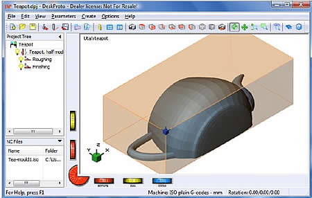 Экран компьютера, представляющий DeskProto, выглядит, как скриншот показанный выше.