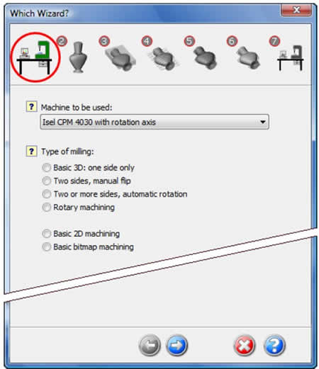 Пользовательский интерфейс на основе мастера является важной особенностью DeskProto.