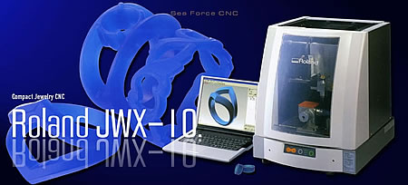 Фрезерный станок с ЧПУ для изготовления восковок Roland JWX-10