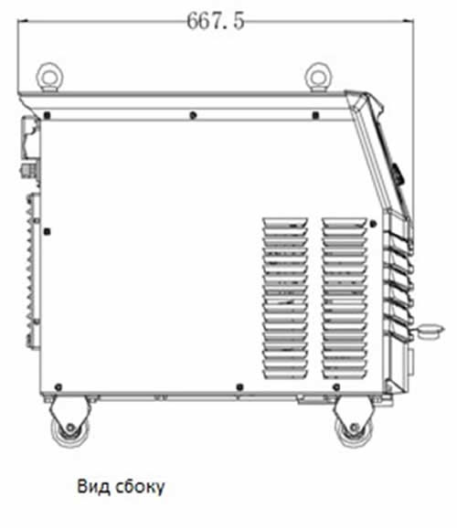 Megmeet Ehave CM250/350 CM500/500H Инструкция 1.2 Габаритные размеры и вес