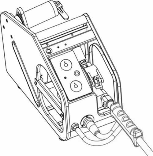 Megmeet Ehave CM250/350 CM500/500H Инструкция 2.6.4 Подключение сварочной горелки